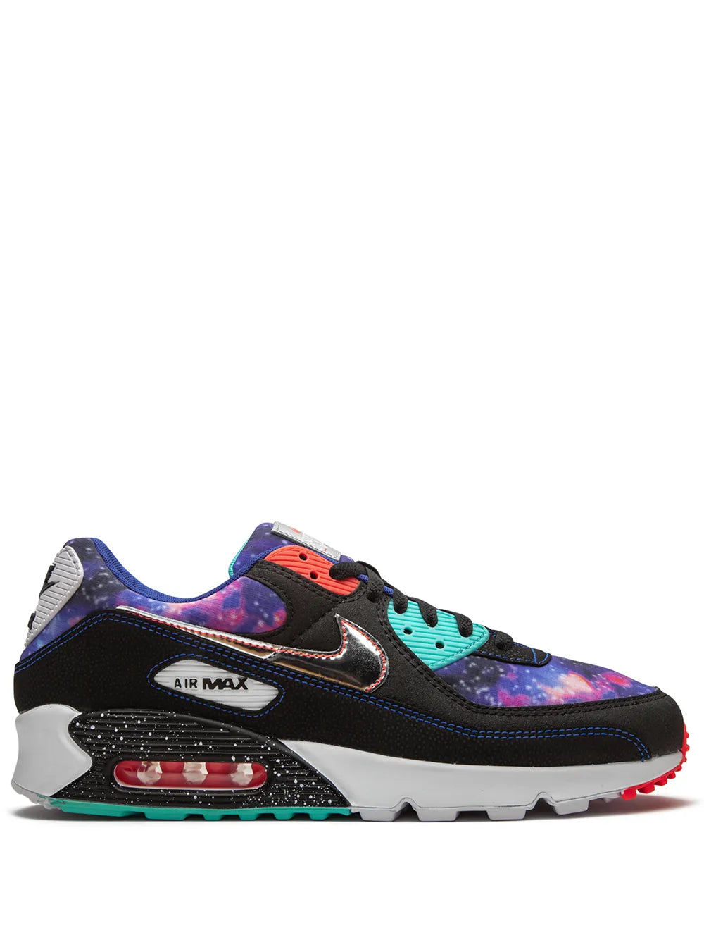 Exclusive Air Max 90 Supernova Galaxy Sneakers — Same as shown — Size US M 11.5 - US W 13 — Front View