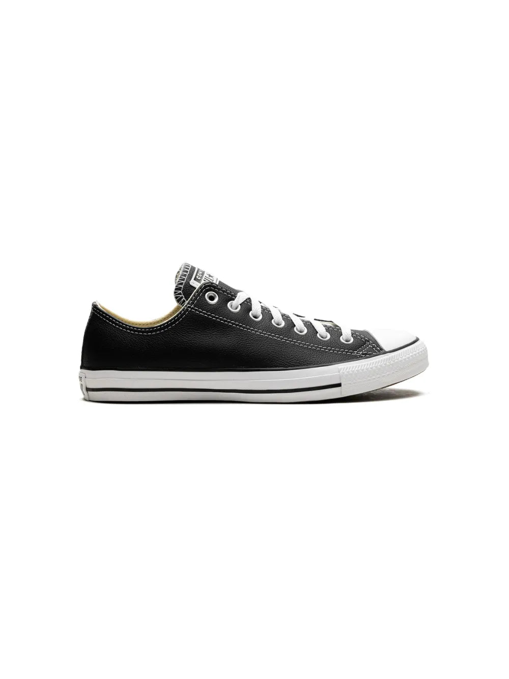 Exclusive Converse Chuck Taylor Ox All Star Sneakers — Black — Size US M 4 - US W 5.5 — Side View