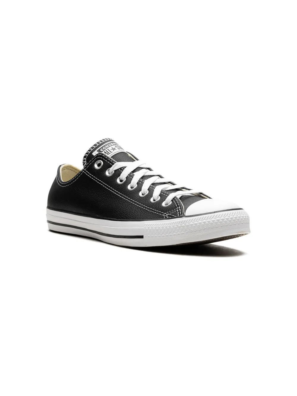 Exclusive Converse Chuck Taylor Ox All Star Sneakers — Black — Size US M 4 - US W 5.5 — Front View