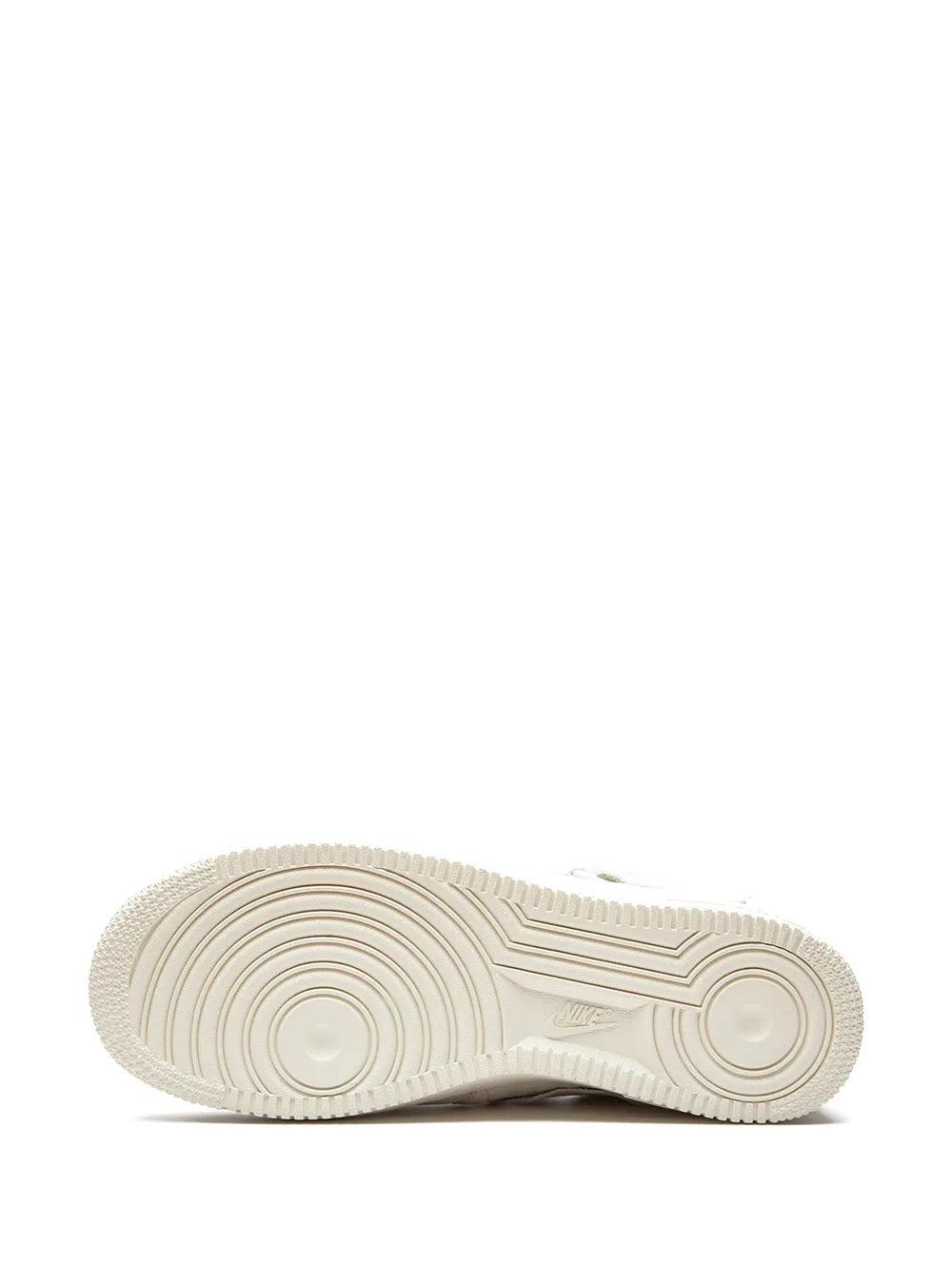 Exclusive Nike X Comme Des Gar n Air Force 1 Mid White Sneakers — Same as shown — Size US M 3.5 - US W 5 — Top View