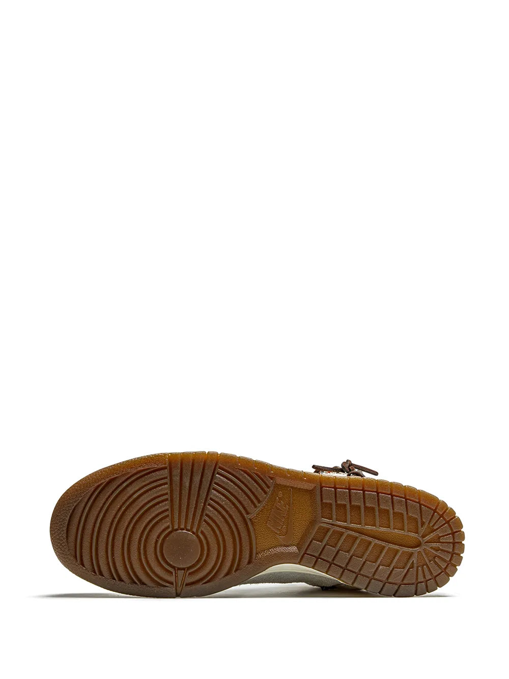 Exclusive Nike X Bodega Dunk High Friends And Family Sneakers — Birch/Rustic Brown — Size US M 9 - US W 10.5 — Top View