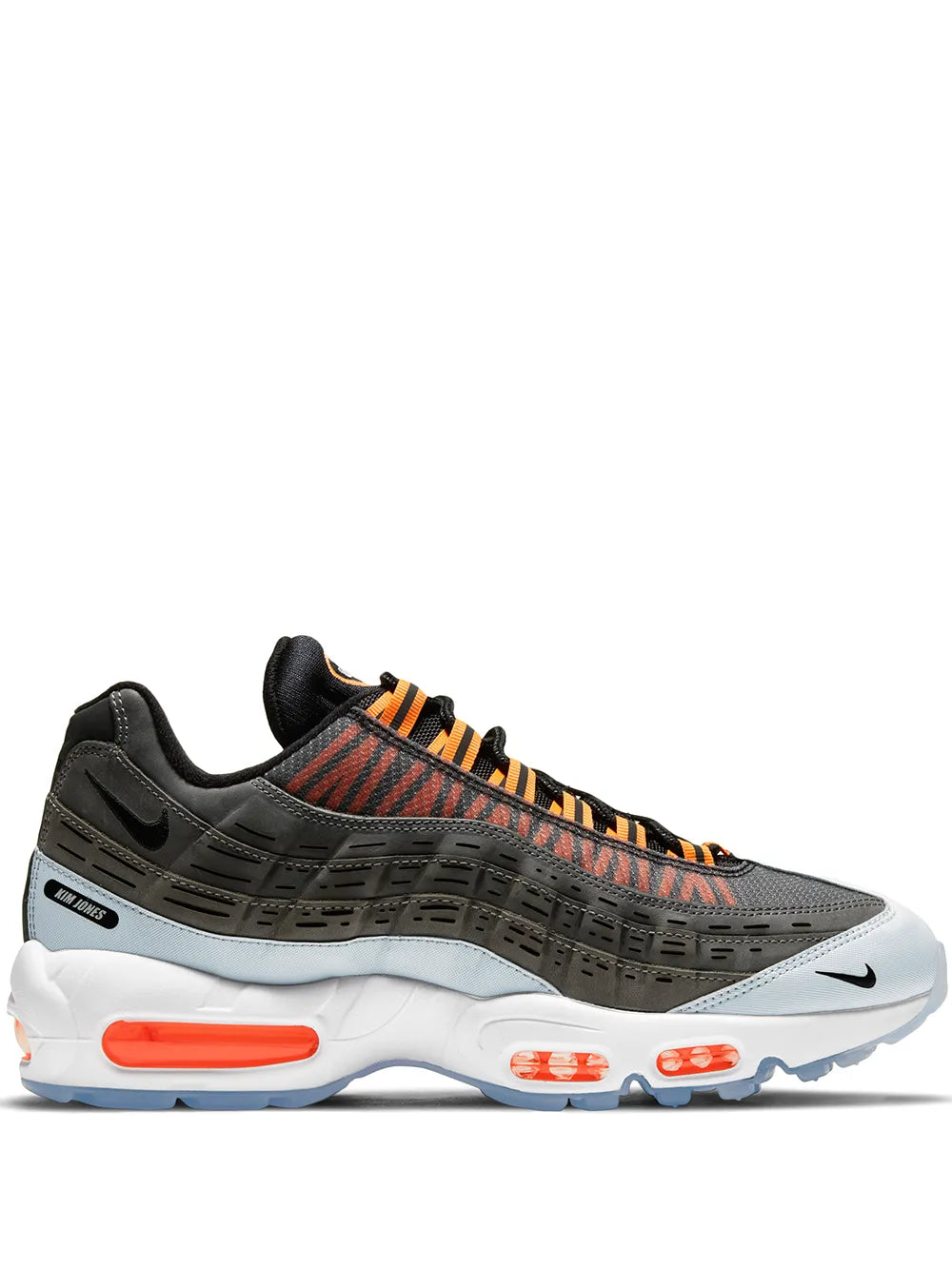 Exclusive Nike X Kim Jones Air Max 95 Total Orange Sneakers — Same as shown — Size US M 3.5 - US W 5 — Front View