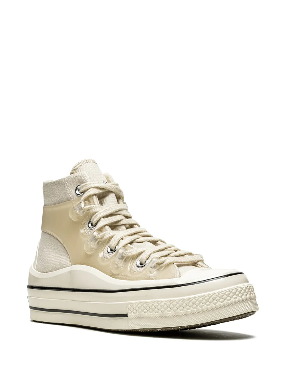 Exclusive Converse X Kim Jones Chuck 70 Utility Wave Hi Natural Sneakers — Same as shown — Size US M 8 - US W 9.5 — Side View