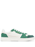 Exclusive Axel Arigato Ace Lo Leather Sneakers — White/Green — Size US M 7 - US W 8.5 — Front View