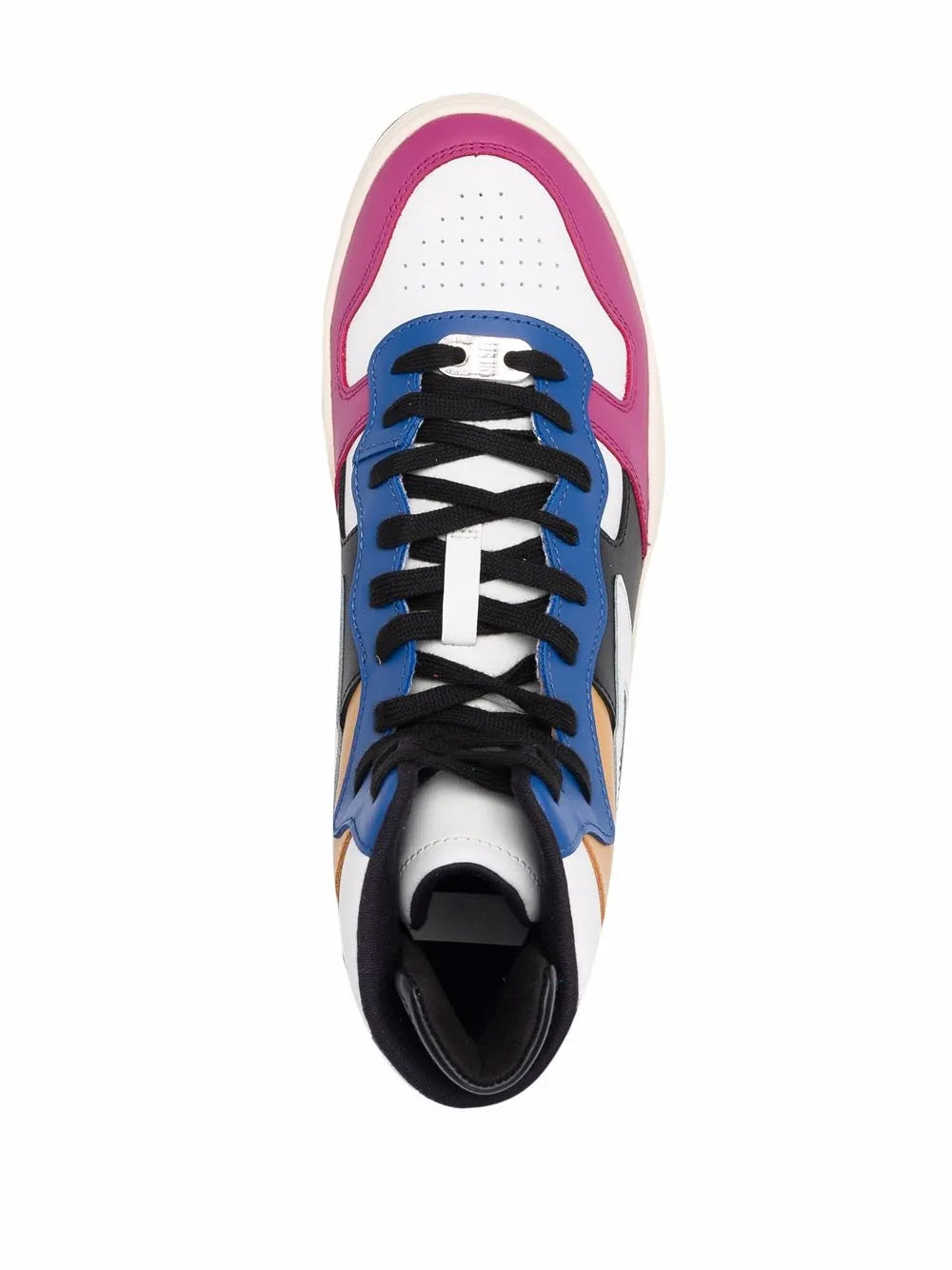 Exclusive Diesel Leather High-Top Sneakers — Same as shown — Size US M 11.5 - US W 13 — Top View