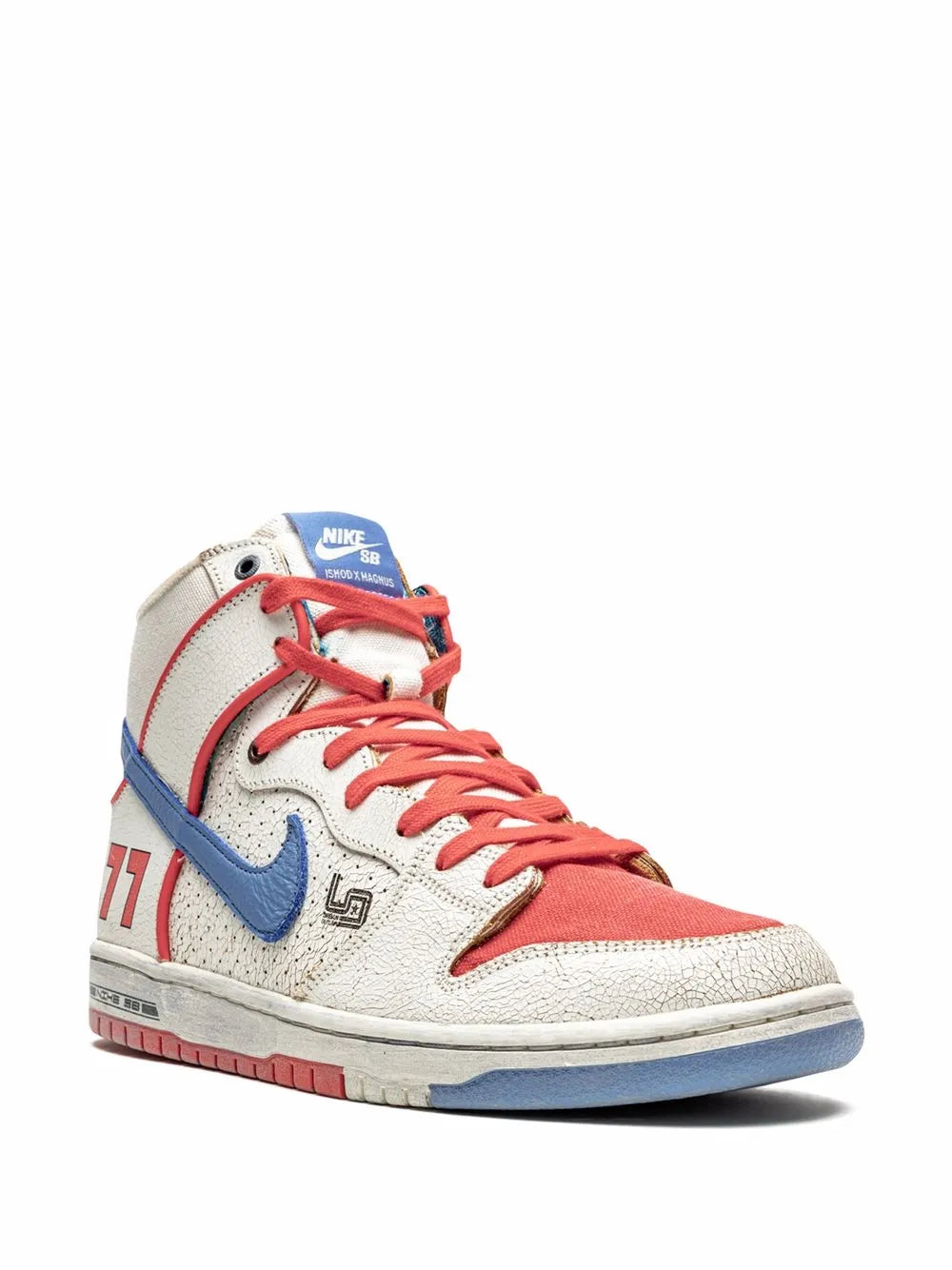 Exclusive Nike X Ishod Wair X Magnus Walker Sb Dunk High Sneakers — Same as shown — Size US M 3.5 - US W 5 — Side View