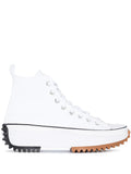 Exclusive Converse Run Star Hike High-Top Sneakers — White/Black — Size US M 6 - US W 7.5 — Front View