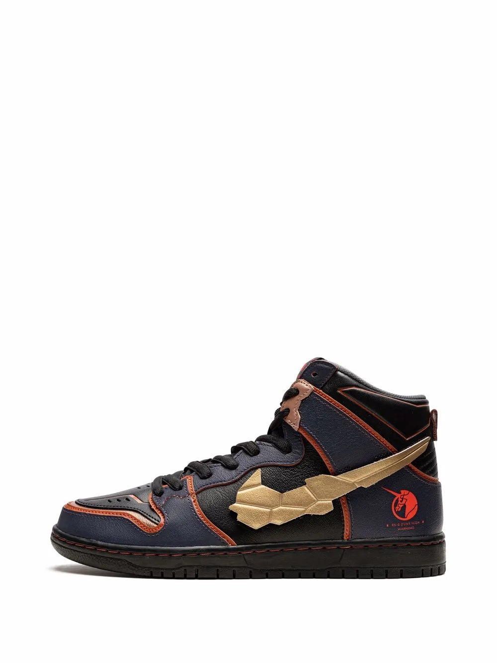 Exclusive Nike X Gundam Sb Dunk High Pro Qs Banshee Sneakers — Same as shown — Size US M 3.5 - US W 5 — Detail View