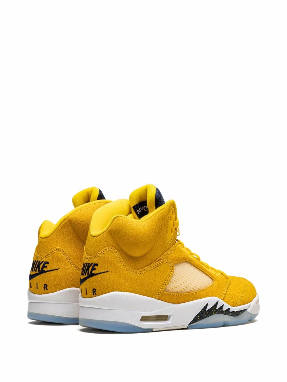 Exclusive Air Jordan 5 Retro Pe Sneakers — Same as shown — Size US M 6 - US W 7.5 — Back View