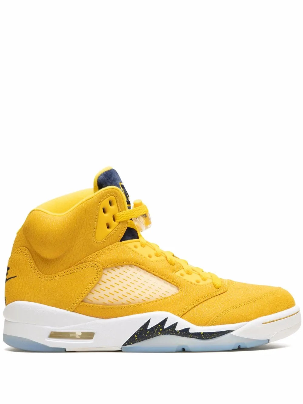 Exclusive Air Jordan 5 Retro Pe Sneakers — Same as shown — Size US M 6 - US W 7.5 — Front View