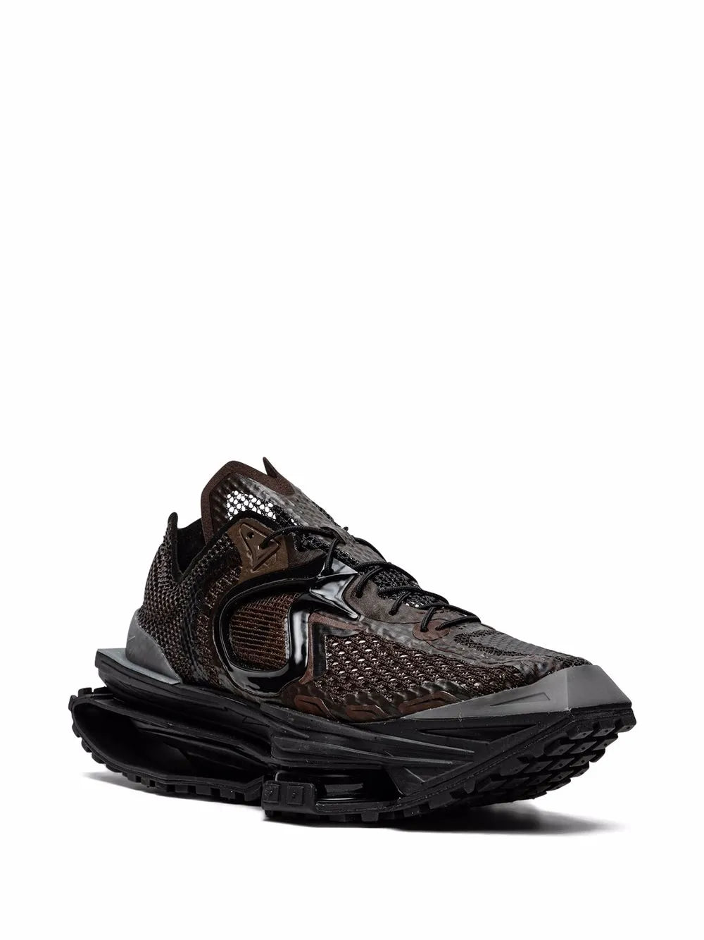 Exclusive Nike X Mmw Zoom 004 Baroque Brown/Black Sneakers — Same as shown — Size US M 3.5 - US W 5 — Side View