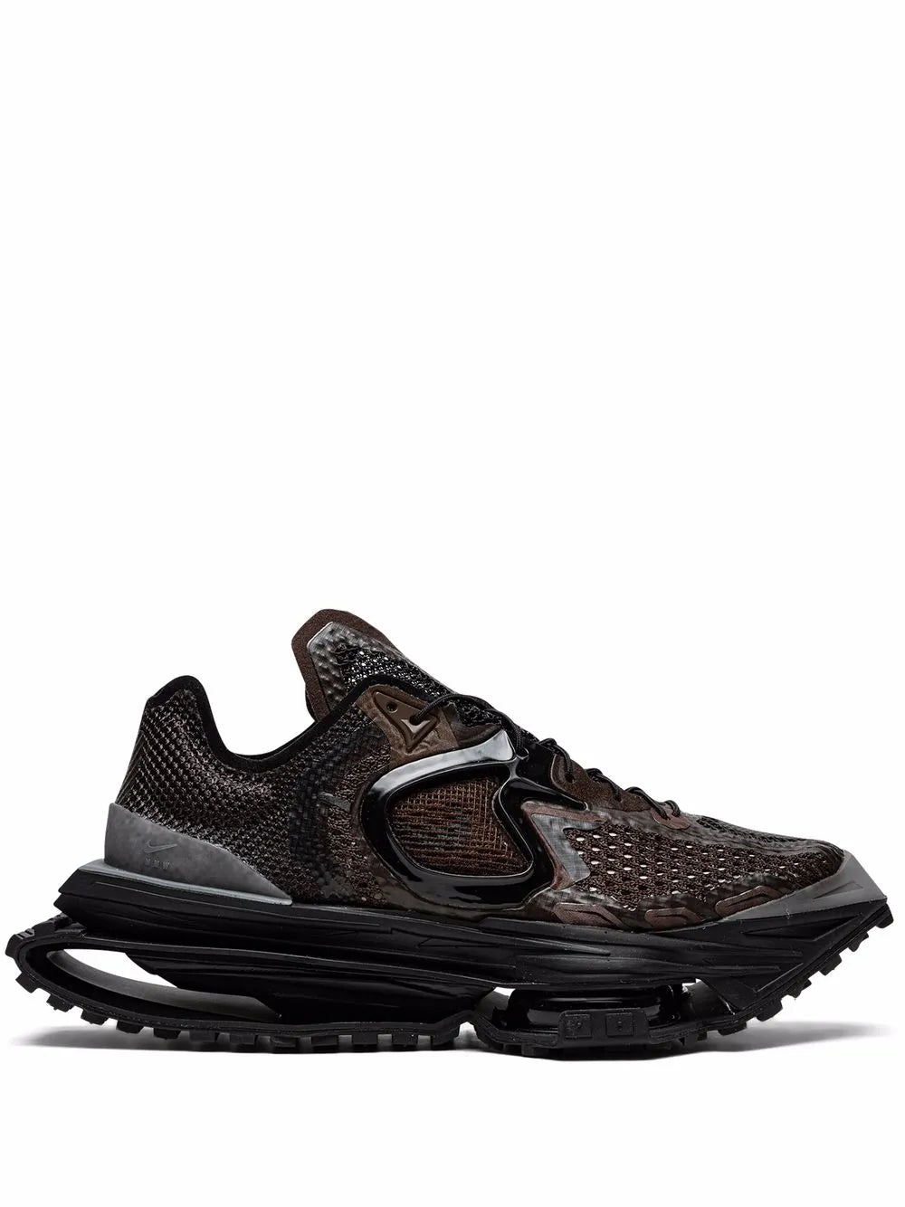 Exclusive Nike X Mmw Zoom 004 Baroque Brown/Black Sneakers — Same as shown — Size US M 3.5 - US W 5 — Front View