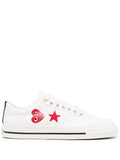 Exclusive Comme Des Gar ns Play X Converse X Converse One Star Sneakers — Same as shown — Size US M 11.5 - US W 13 — Front View