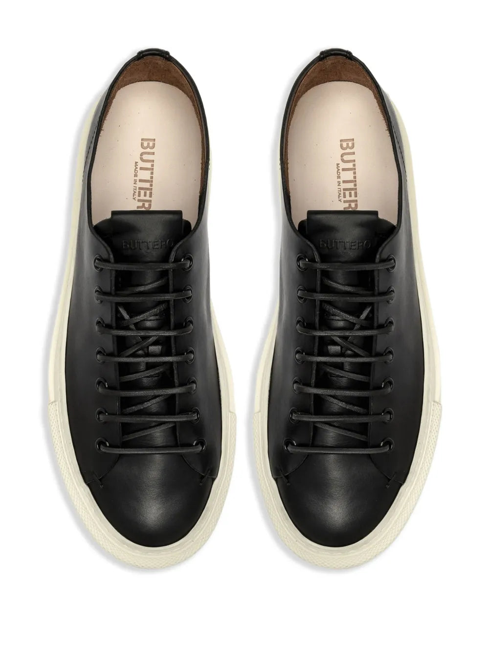 Exclusive Buttero Lace-Up Low-Top Sneakers — Same as shown — Size US M 5.5 - US W 7 — Top View