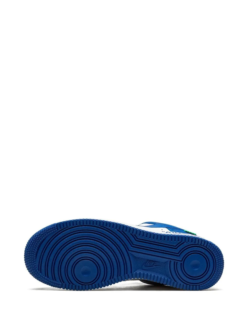 Exclusive Nike X Louis Vuitton Air Force 1 Low Virgil Abloh - White/Blue Sneakers — Same as shown — Size US M 3.5 - US W 5 — Top View