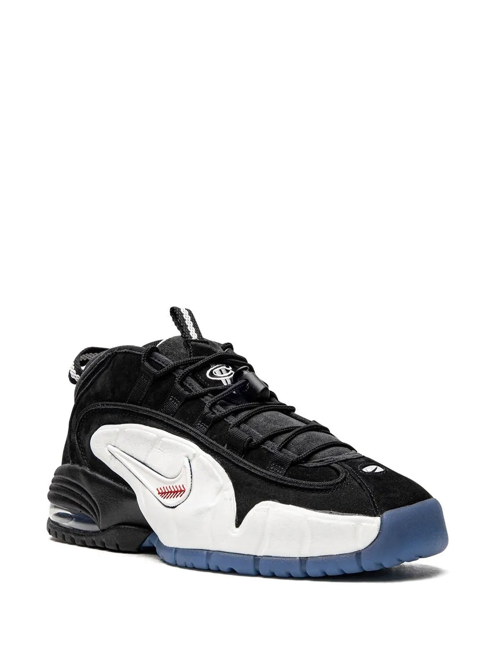 Exclusive Nike X Social Status Air Max Penny 1 Recess Black Sneakers — Black/White — Size US M 6 - US W 7.5 — Side View