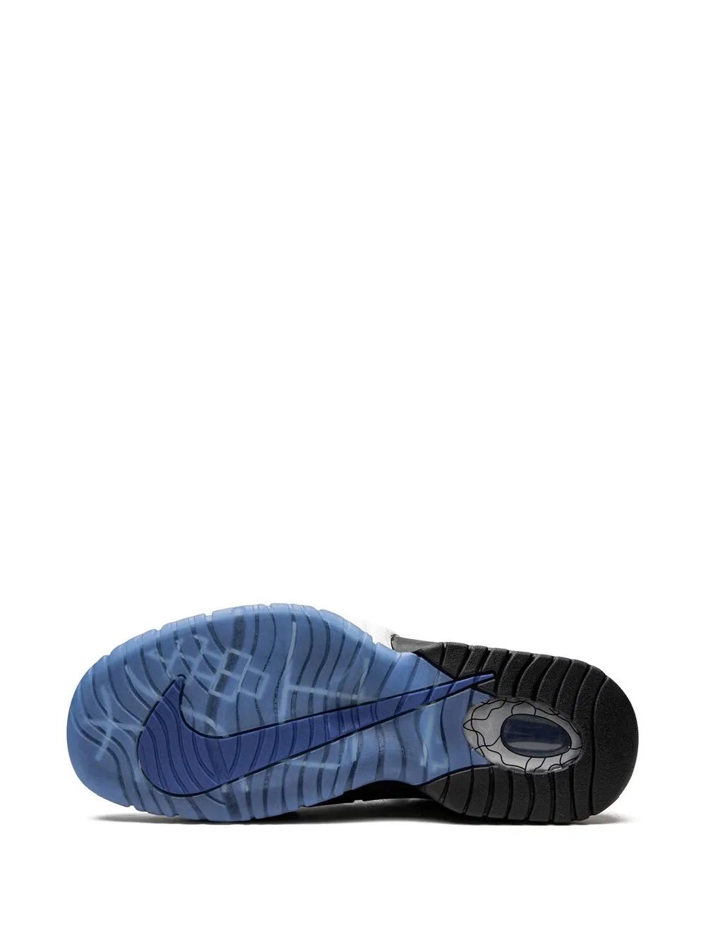 Exclusive Nike X Social Status Air Max Penny 1 Recess Black Sneakers — Black/White — Size US M 6 - US W 7.5 — Top View