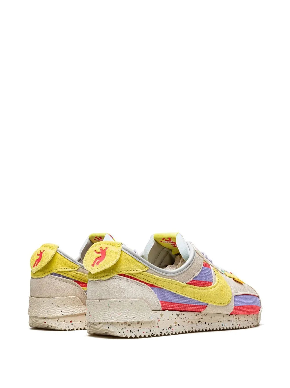 Exclusive Nike X Union Cortez Lemon Frost Sneakers — Same as shown — Size US M 5 - US W 6.5 — Back View