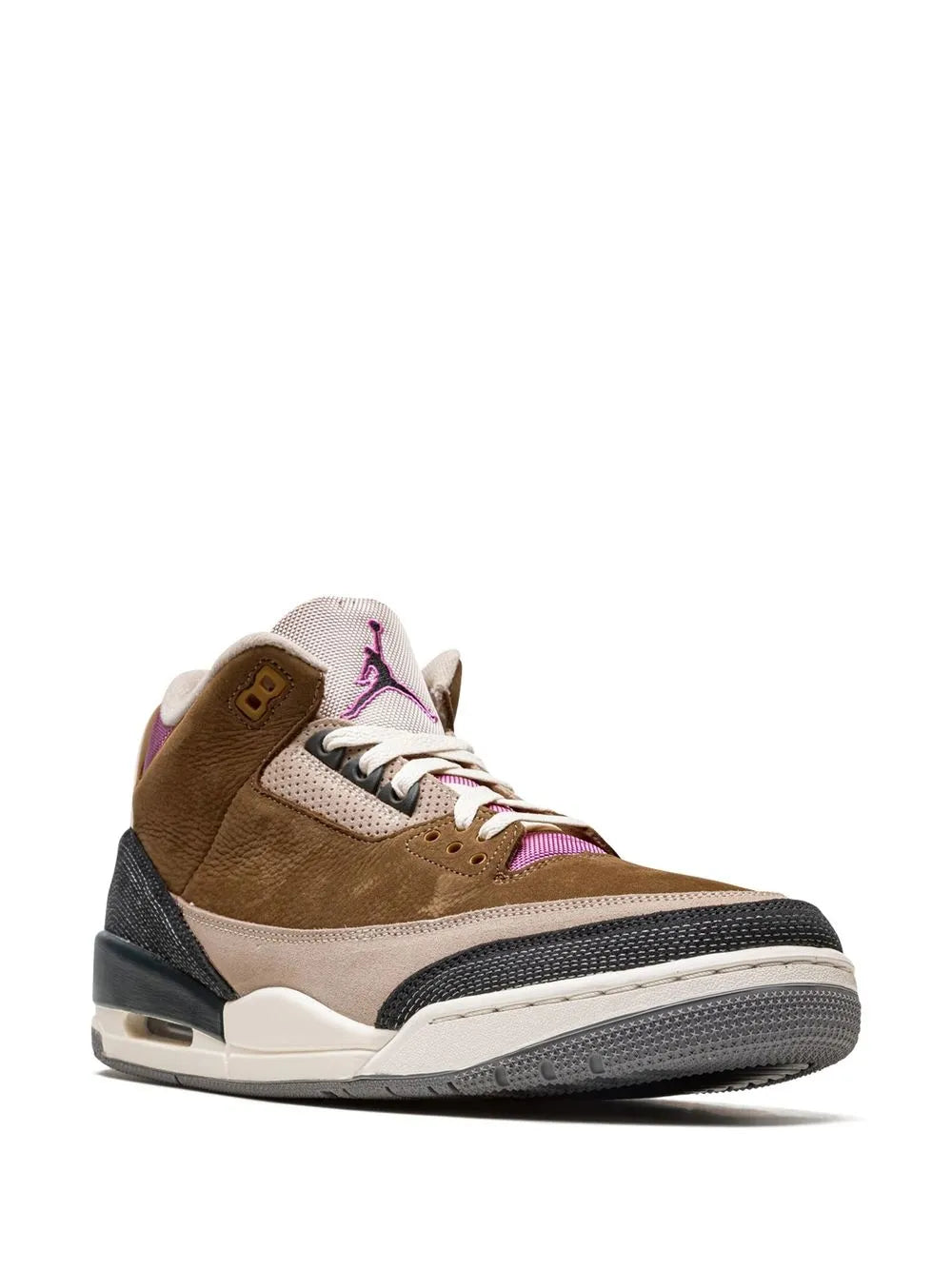 Exclusive Air Jordan 3 Retro Winterized - Archaeo Brown Sneakers — Brown/Beige — Size US M 7.5 - US W 9 — Side View