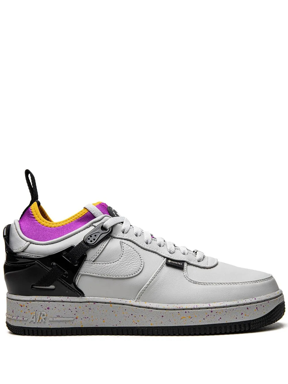 Exclusive Nike X Undercover Air Force 1 Low Sp Grey Fog Sneakers — Light Grey — Size US M 5 - US W 6.5 — Front View