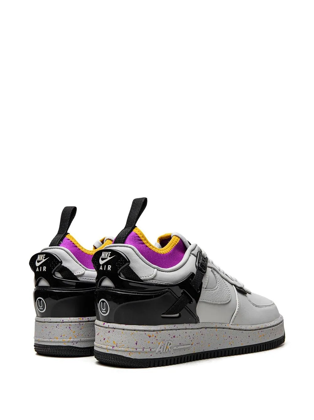 Exclusive Nike X Undercover Air Force 1 Low Sp Grey Fog Sneakers — Light Grey — Size US M 5 - US W 6.5 — Back View