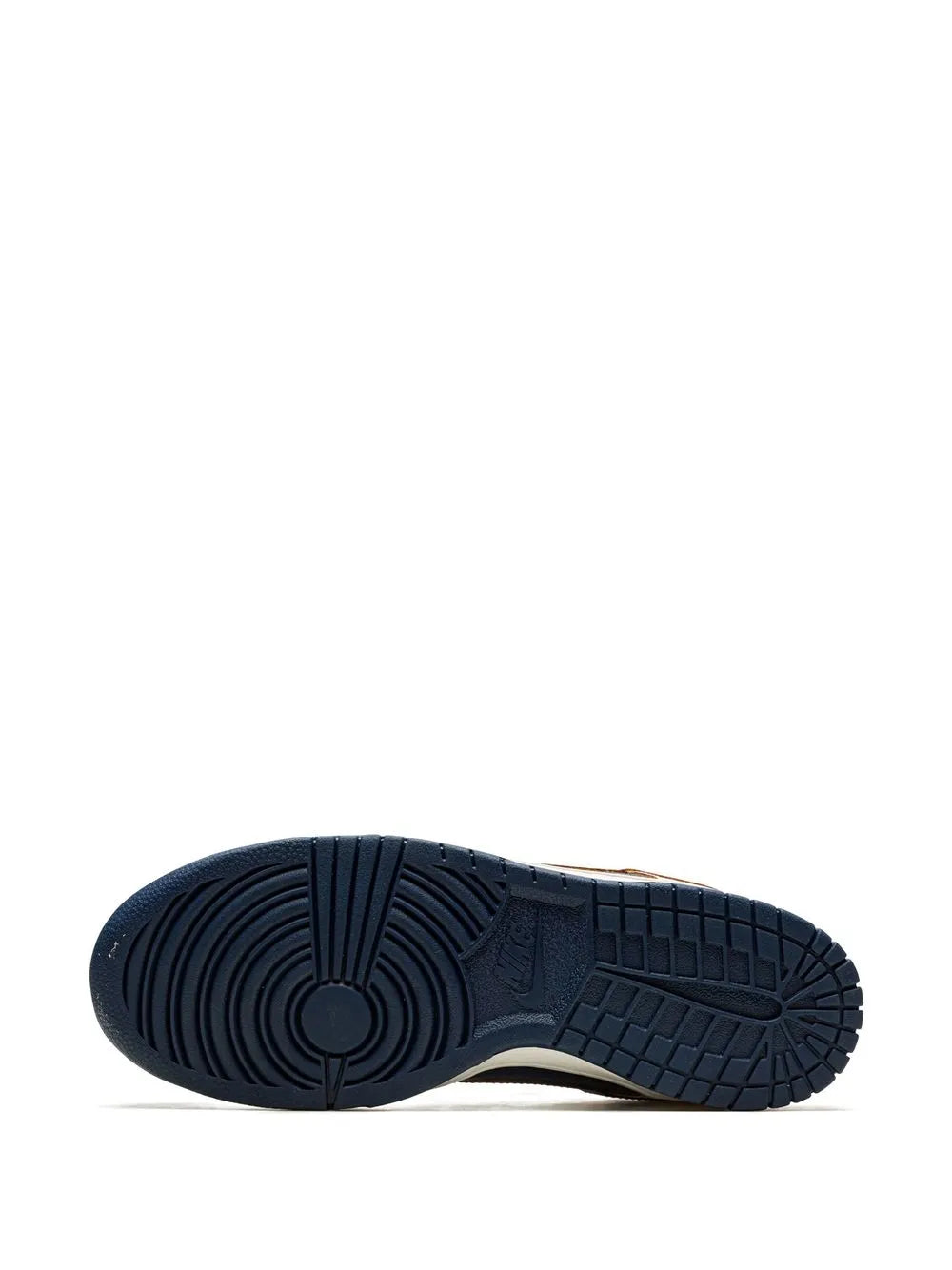 Exclusive Nike X Huf Sb Dunk Low Nyc Sneakers — White/Navy Blue — Size US M 3.5 - US W 5 — Back View