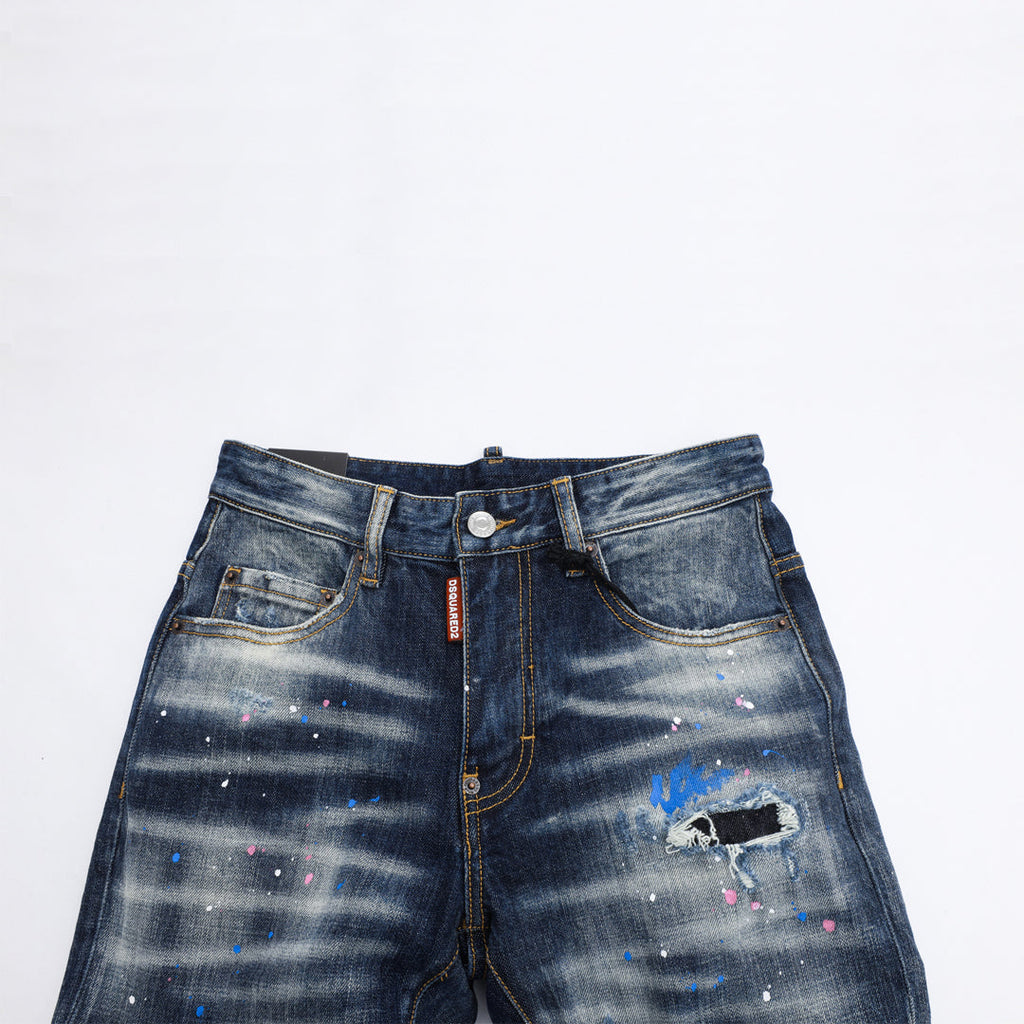 Exclusive dsquared2 2026ss Spray Paint Jeans — 28 — Top View