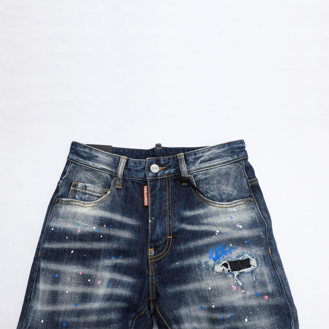Exclusive dsquared2 2026ss Spray Paint Jeans — 28 — Top View