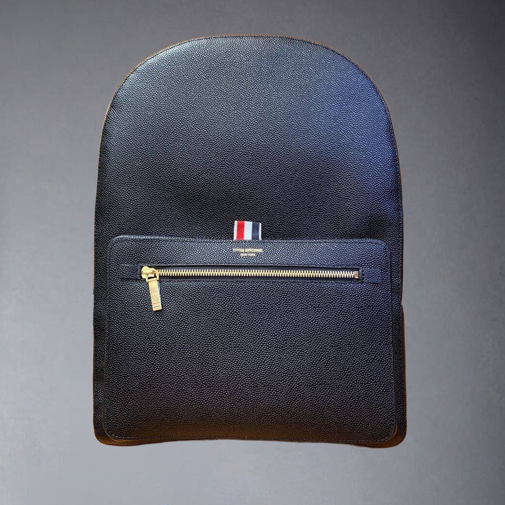 Exclusive Thom Browne Top-grade cowhide backpack — 40CM*30CM*10CM — Front View