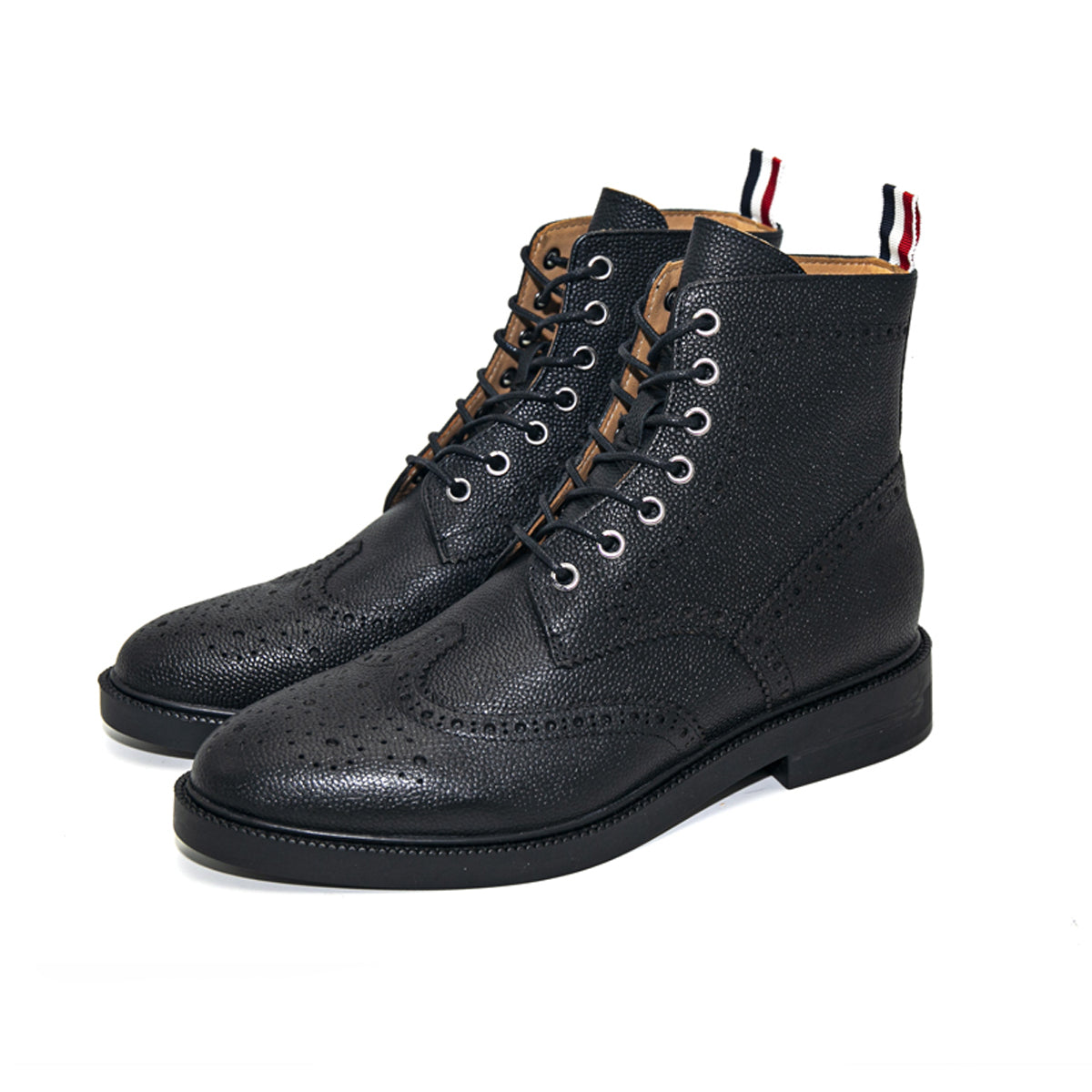 Exclusive MR.TOM High Top leather Shoe — 39 — Side View