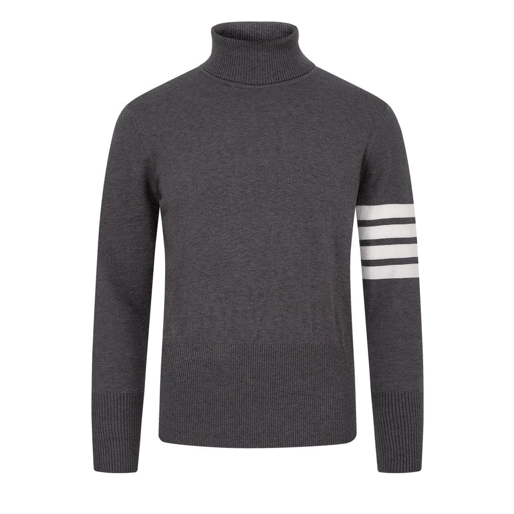 Exclusive Thom Browne 4-Bar Turtleneck sweater — Gray — Size 1/M — Alternate View 11