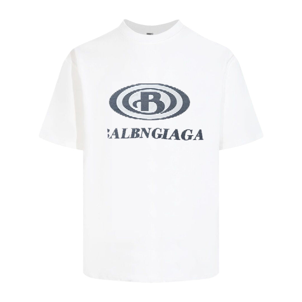 Exclusive Balenciaga  Man Printed T-shirt — Black — Size S — Back View