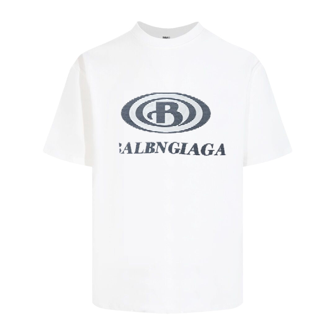 Exclusive Balenciaga  Man Printed T-shirt — Black — Size S — Back View