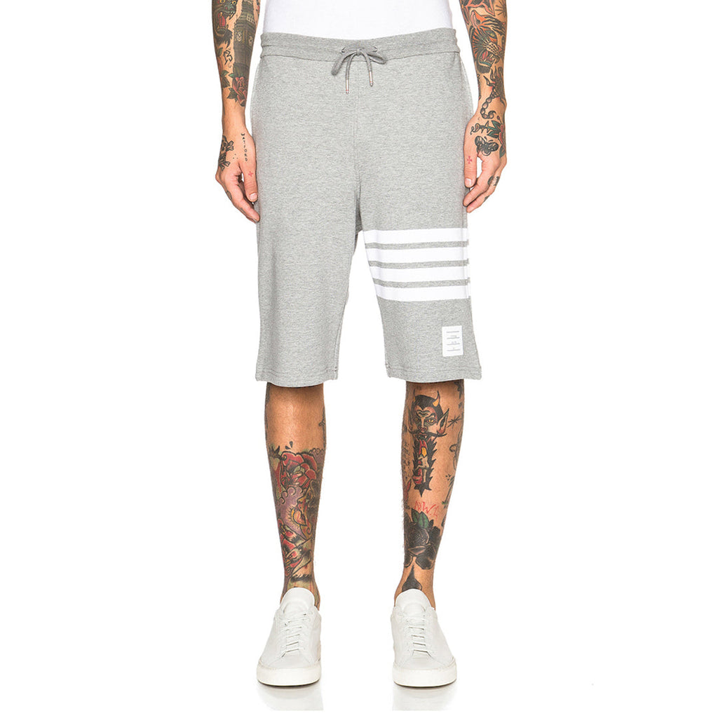 Exclusive Thom Browne 2025ss Sports shorts — Gray — Size 0/S — Side View