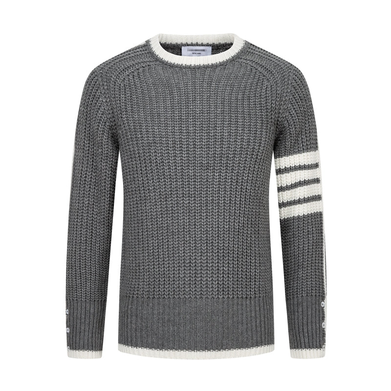 Exclusive Thom Browne 2025ss Casual sweater — Gray — Size 1/M — Alternate View 11