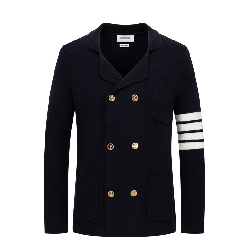 Exclusive Thom Browne 2025ss Wool Coat — Gray — Size 1/M — Side View