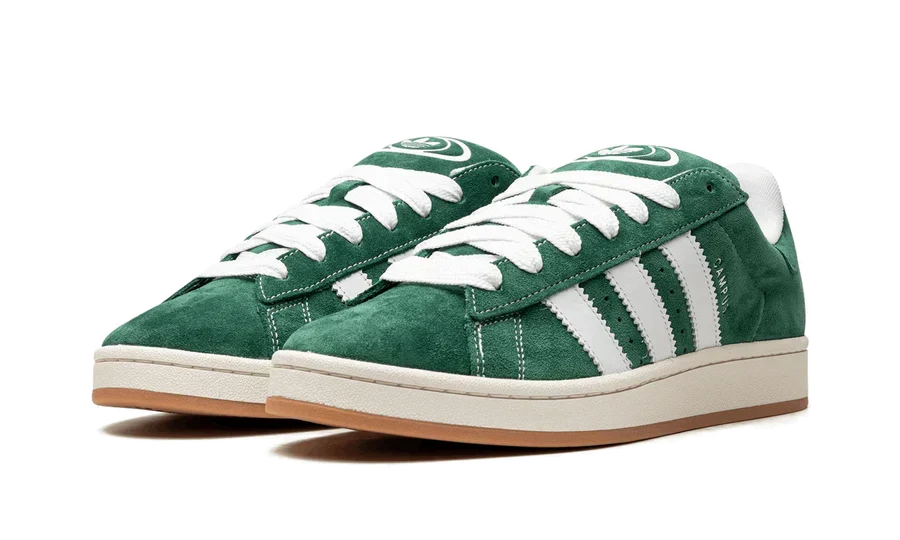 Exclusive Campus 00s Shoes — Green/White — Size US M5 - EUR 37 1/3 - UK 4.5 — Front View