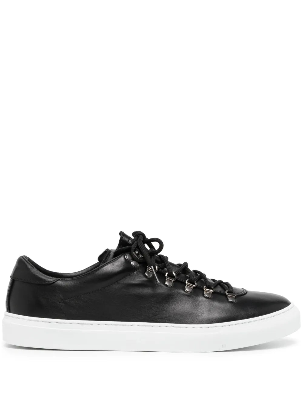 Exclusive Diemme Marostica Low-Top Sneakers — Black — Size US M 6 - US W 7.5 — Front View