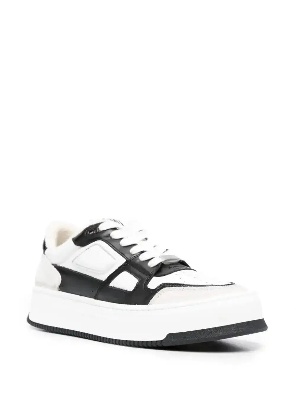 Exclusive Ami Paris Ami Arcade Low-Top Sneakers — Black/White — Size US M 10.5 - US W 12 — Side View