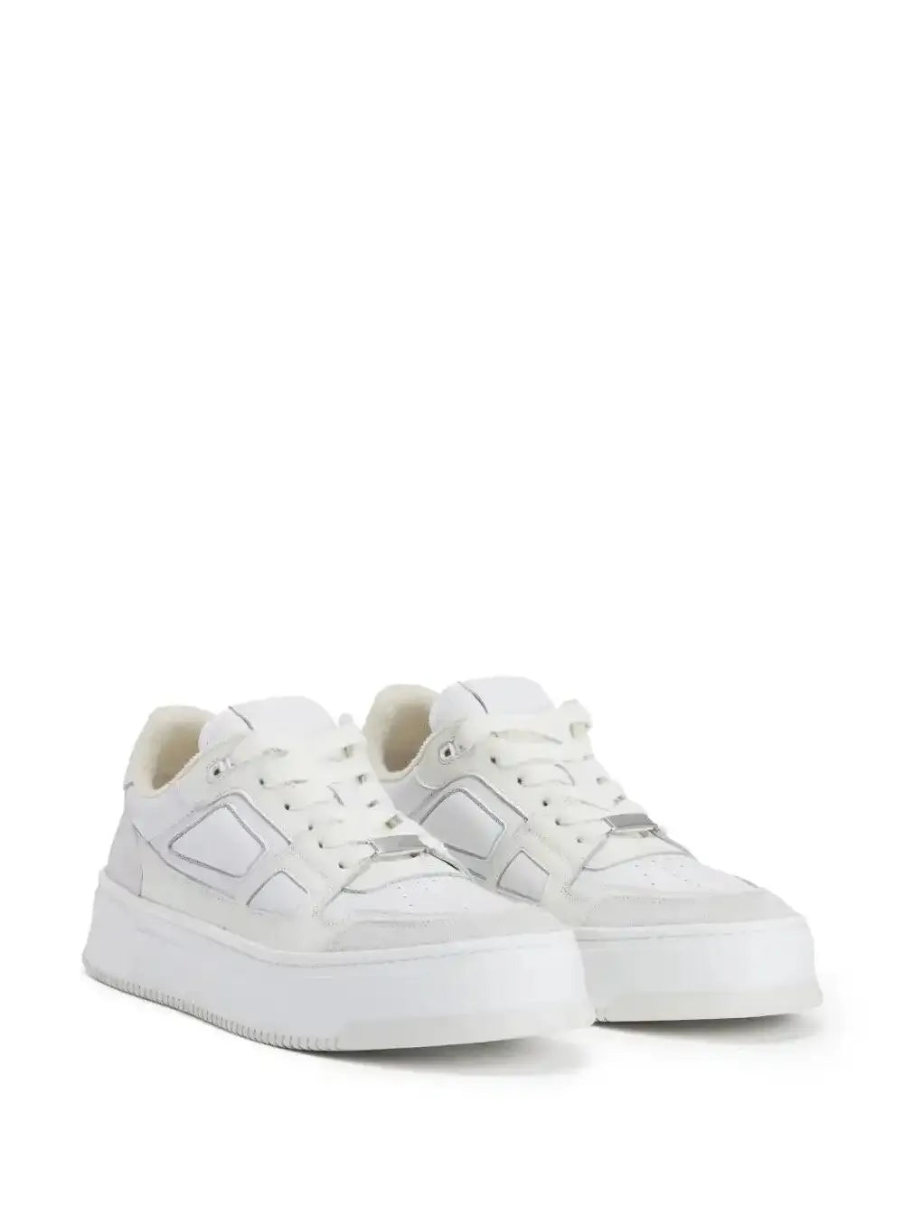 Exclusive Ami Paris Ami Arcade Low-Top Sneakers — White — Size US M 9.5 - US W 11 — Side View
