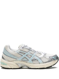 Exclusive Asics X Kith Gel-1130 Cream/Starlight Blue Sneakers — Cream White/Blue — Size US M 11.5 - US W 13 — Front View
