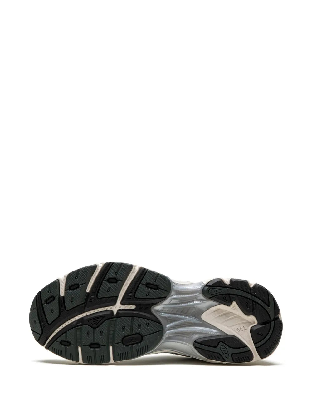 Exclusive Asics X Kith Gt-2160 Sneakers — Cream White/Black/Silver-Tone — Size US M 11.5 - US W 13 — Top View
