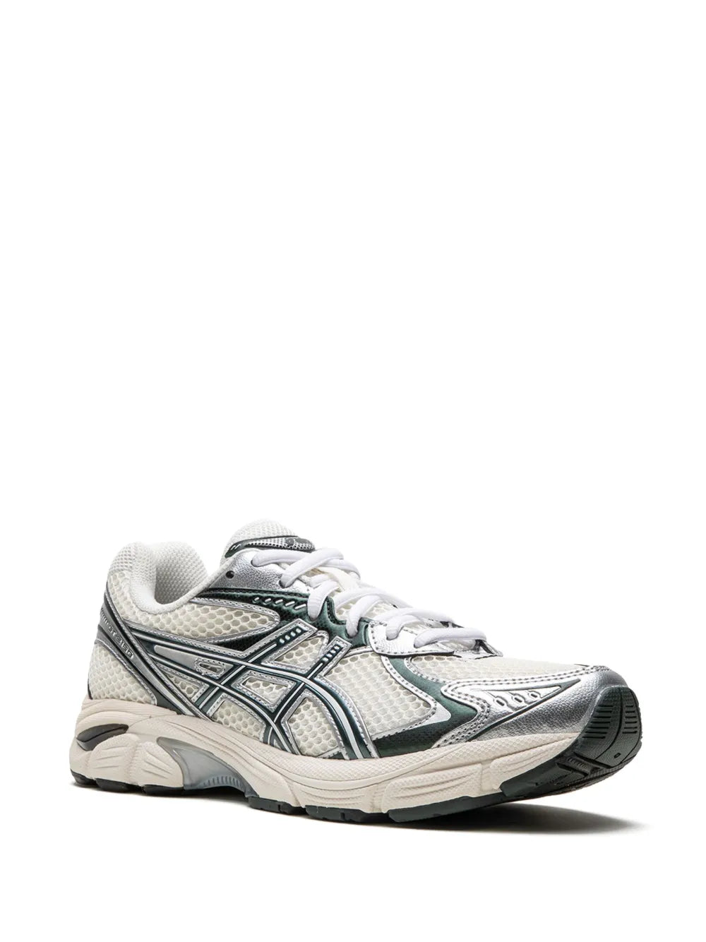 Exclusive Asics X Kith Gt-2160 Sneakers — Cream White/Black/Silver-Tone — Size US M 11.5 - US W 13 — Side View