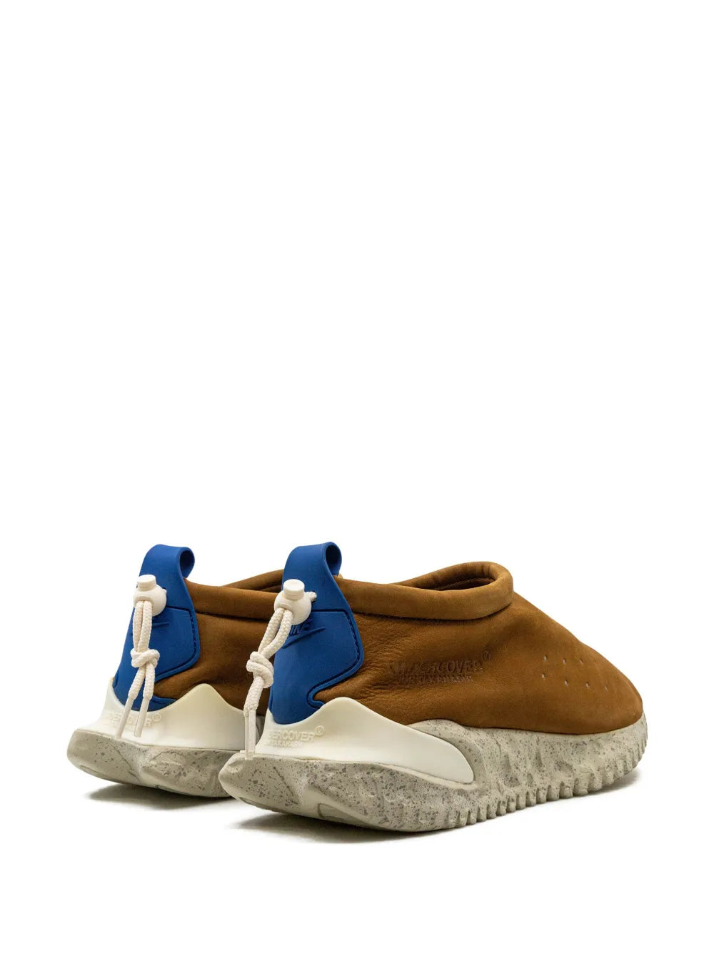 Exclusive Nike X Undercover Moc Flow  le Brown Sneakers — Brown — Size US M 5 - US W 6.5 — Back View