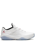 Exclusive Air Jordan 11 Cmft Low Varsity Red Sneakers — White — Size US M 6 - US W 7.5 — Front View