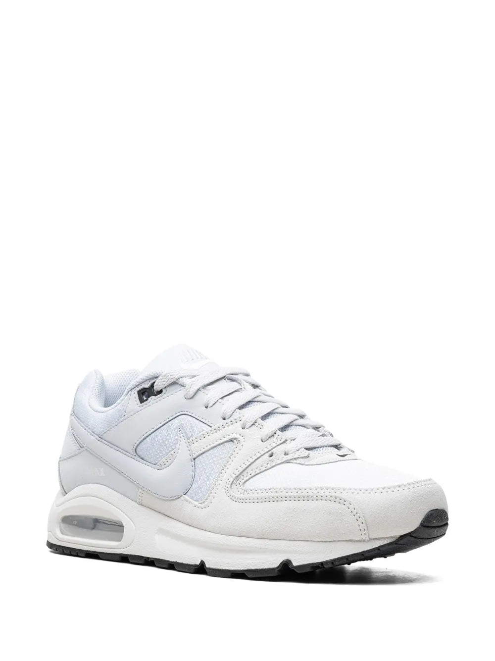 Exclusive Air Max Command Summit White Sneakers — White/Light Blue — Size US M 8.5 - US W 10 — Side View