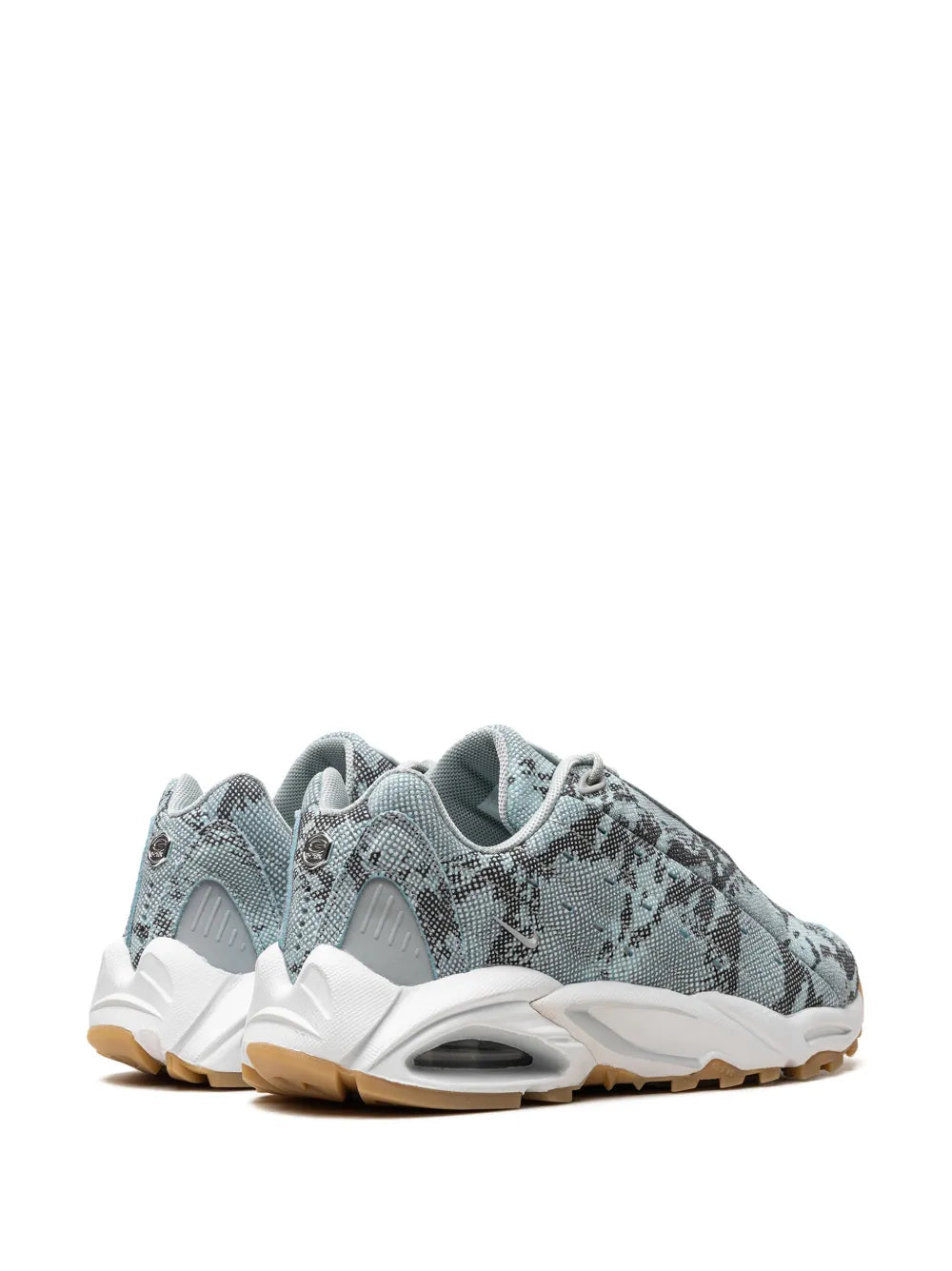 Exclusive Nike X Nocta Hot Step Air Terra Light Pumice/White Sneakers — Light Blue — Size US M 3.5 - US W 5 — Back View