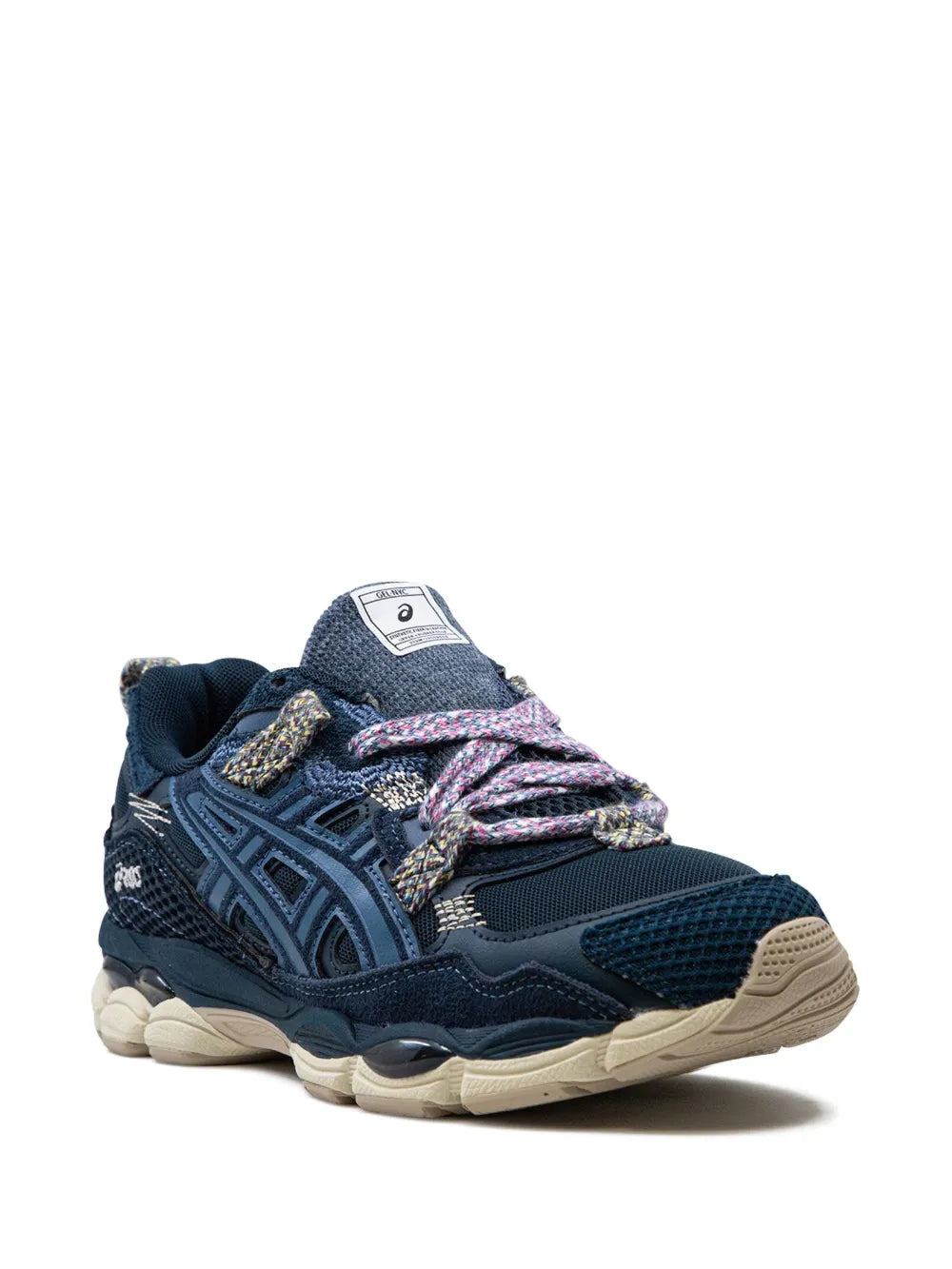 Exclusive Asics Gel-Nyc Fujitaka - French Blue/Grand Shark Sneakers — Blue — Size US M 9.5 - US W 11 — Side View
