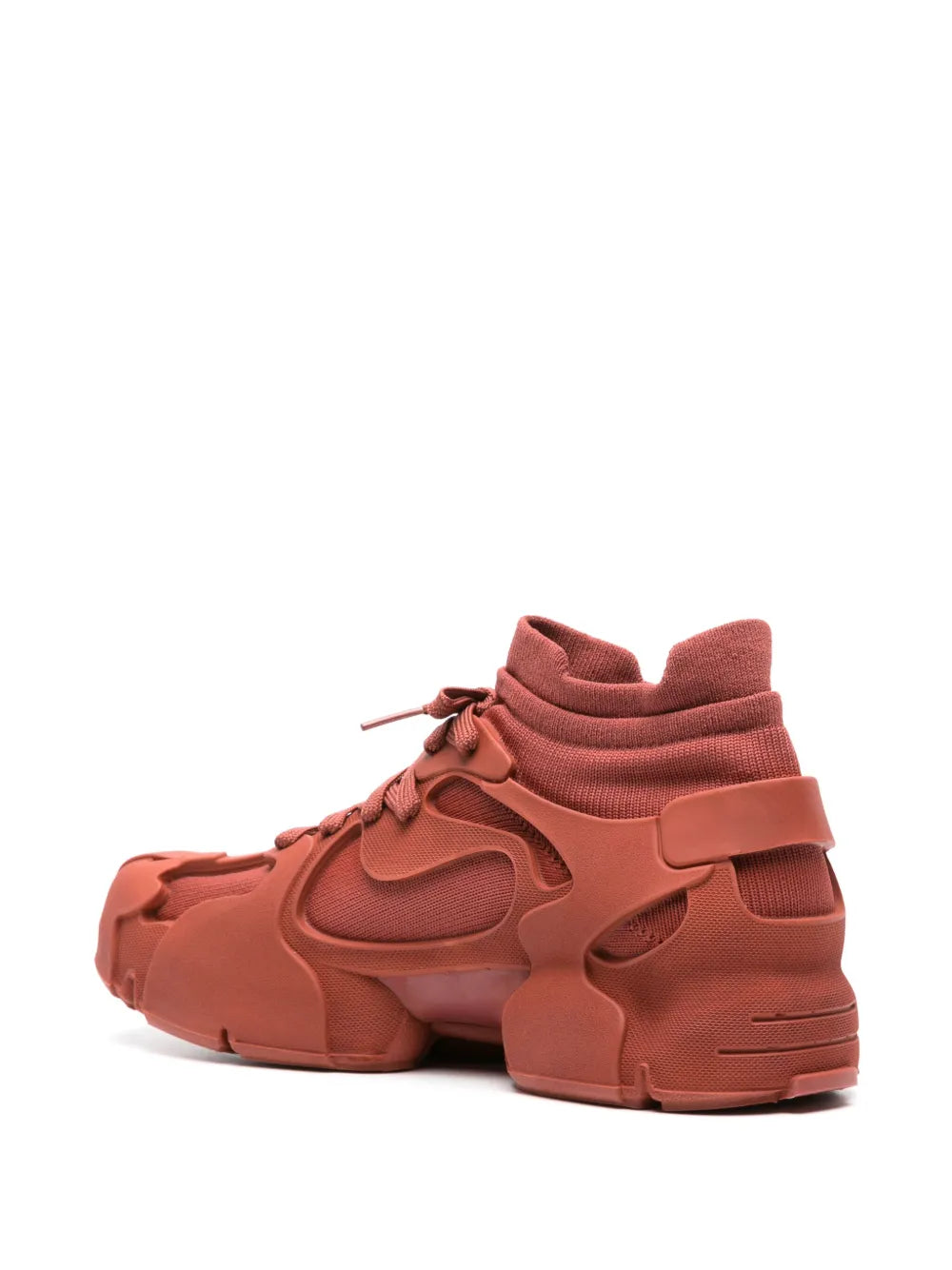 Exclusive Camperlab Tossu Chunky Sneakers — Red — Size US M 5.5 - US W 7 — Back View