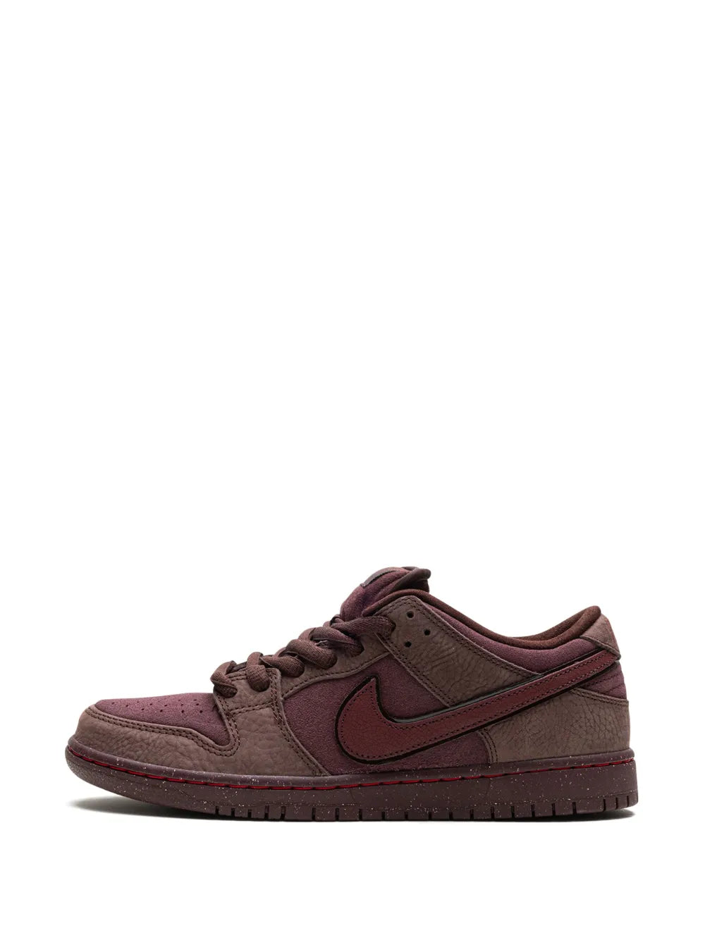 Exclusive Nike Sb Dunk Low City Of Love Sneakers — Red — Size US M 7.5 - US W 9 — Lifestyle View